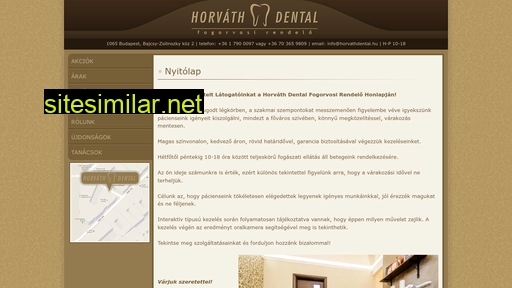 horvathdental.hu alternative sites
