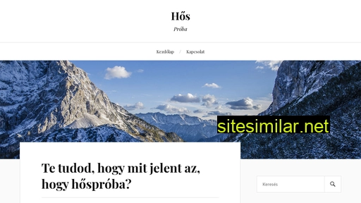 hosproba.hu alternative sites