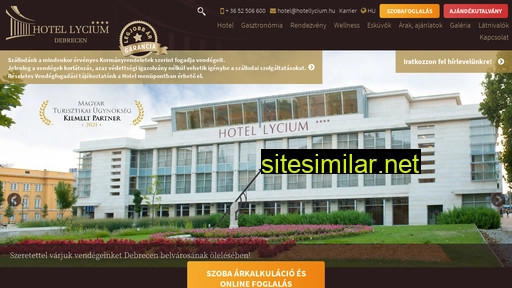 hotellycium.hu alternative sites