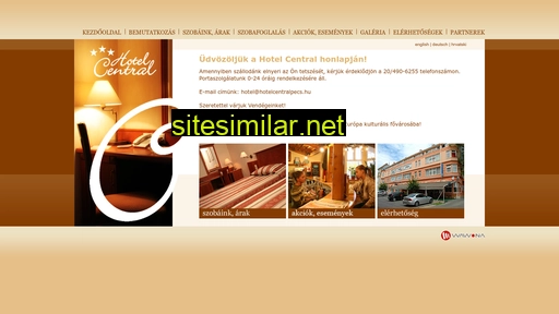 hotelcentralpecs.hu alternative sites