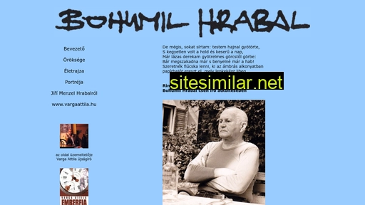 hrabal.hu alternative sites