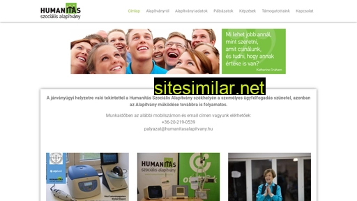 humanitasalapitvany.hu alternative sites
