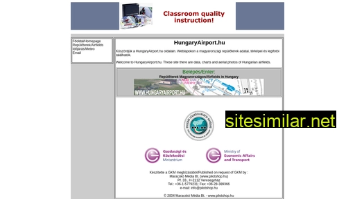 Hungaryairport similar sites