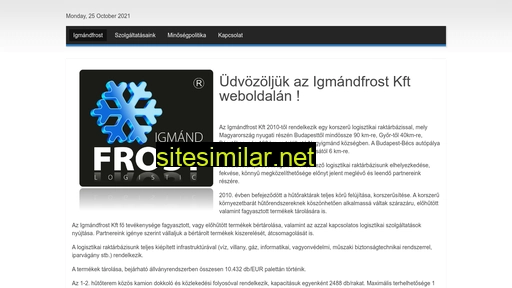 igmandfrost.hu alternative sites