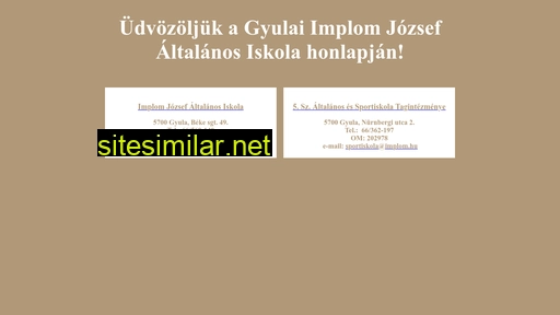 implom.hu alternative sites