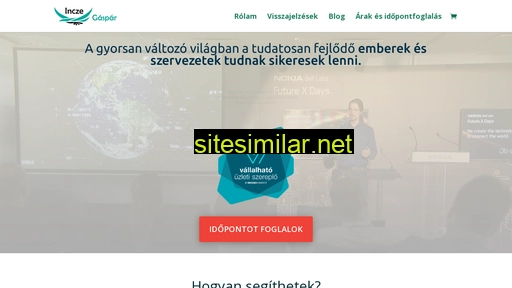 inczegaspar.hu alternative sites