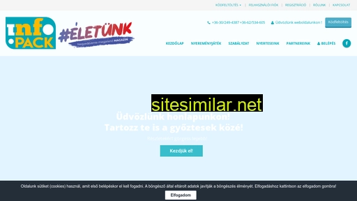 infopack.hu alternative sites