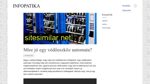 infopatika.hu alternative sites