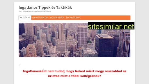 ingatlanostanacsok.hu alternative sites