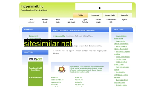 ingyenmail.hu alternative sites