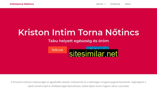 intimtornanotincs.hu alternative sites