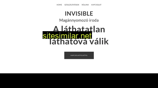 invisible.hu alternative sites