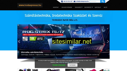 irodaxpressz.hu alternative sites