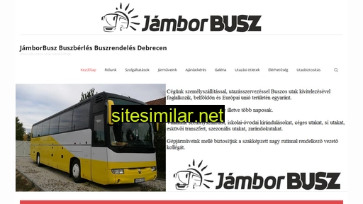 jamborbusz.hu alternative sites