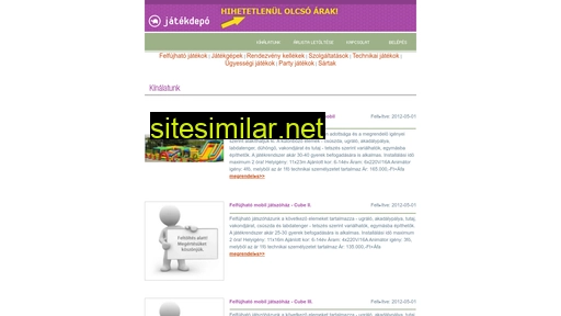 jatekdepo.hu alternative sites