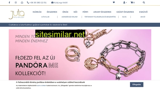 jutaoraekszer.hu alternative sites