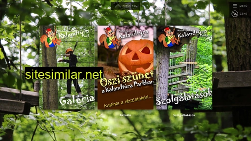 kalandturapark.hu alternative sites