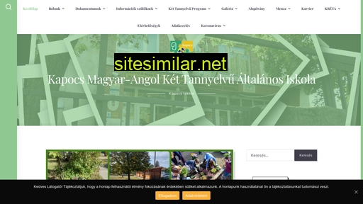 kapocsiskola.hu alternative sites