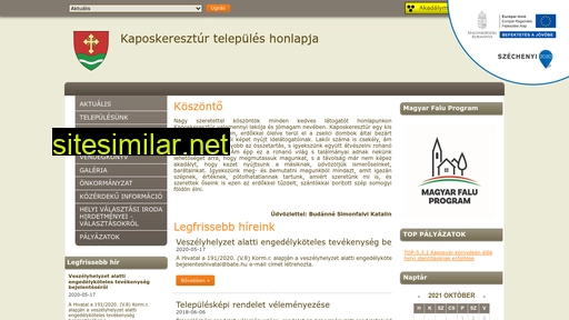 kaposkeresztur.hu alternative sites