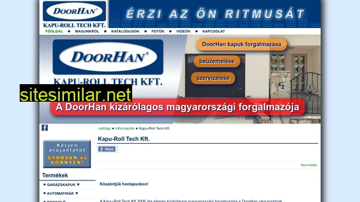 kapuroll.hu alternative sites
