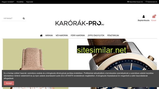 karorak-pro.hu alternative sites