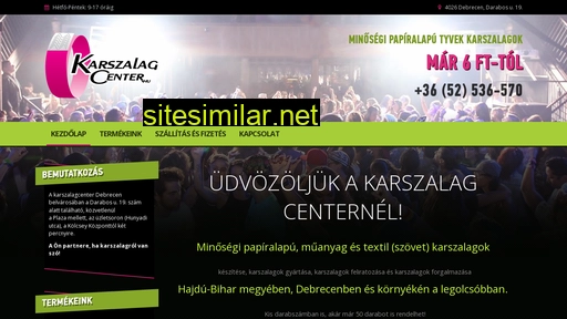 karszalagcenter.hu alternative sites
