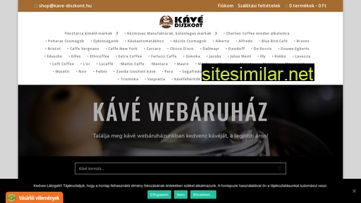 kave-diszkont.hu alternative sites