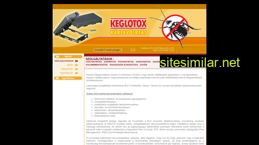 keglotox.hu alternative sites