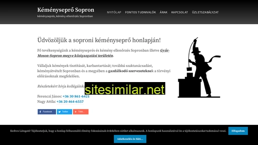 kemenyseprosopron.hu alternative sites