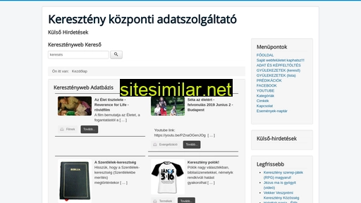 keresztenyweb.hu alternative sites