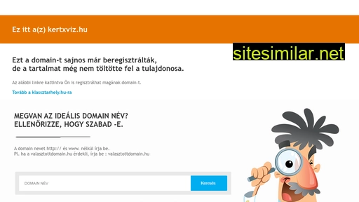 kertxviz.hu alternative sites