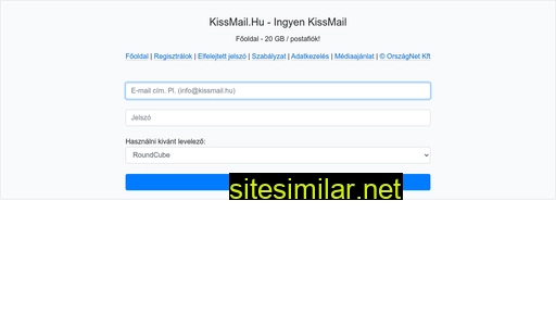 kissmail.hu alternative sites
