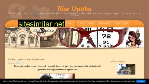 kissoptika.hu alternative sites