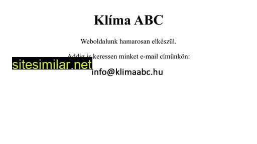 klimaabc.hu alternative sites
