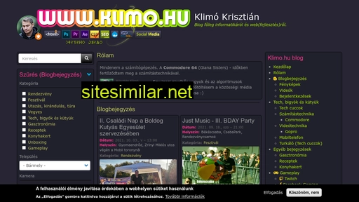 klimo.hu alternative sites