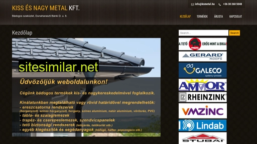 knmetal.hu alternative sites