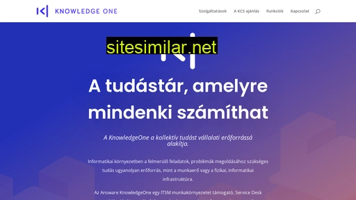 knowledgeone.hu alternative sites