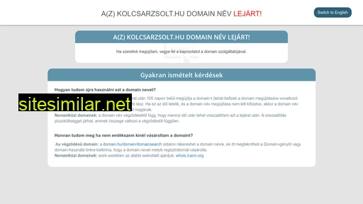 kolcsarzsolt.hu alternative sites