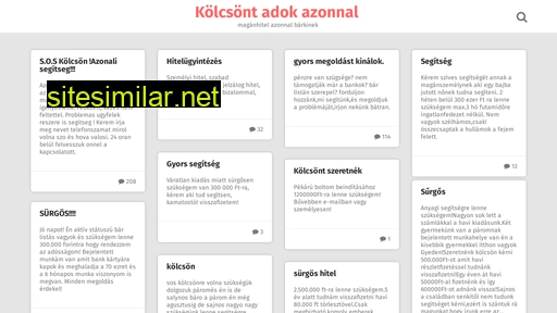 kolcsont-adok-azonnal.hu alternative sites