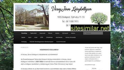 kollegium-vecsey.hu alternative sites