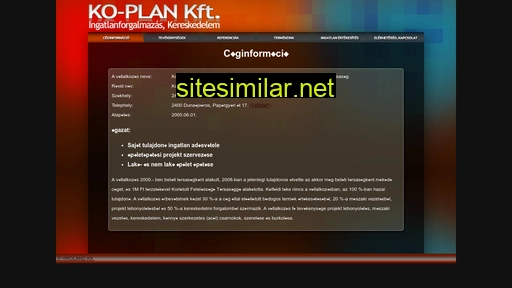 ko-plan.hu alternative sites