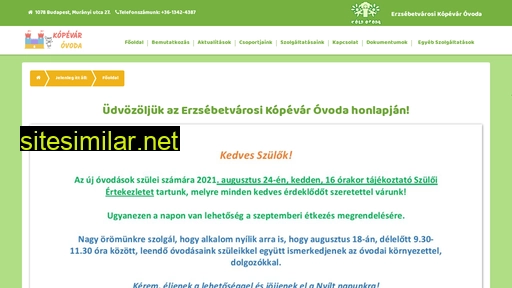 kopevarovoda.hu alternative sites