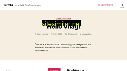 korty.hu alternative sites
