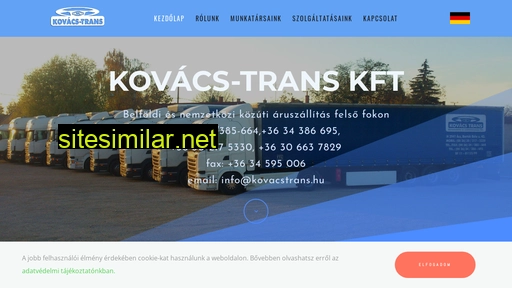 kovacstrans.hu alternative sites