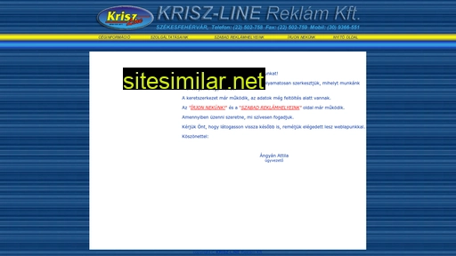krisz-line.hu alternative sites
