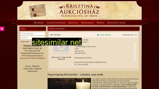 krisztinaaukcioshaz.hu alternative sites