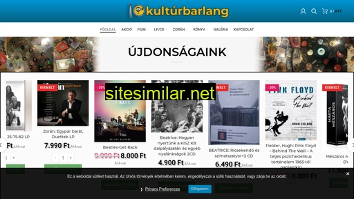 kulturbarlang.hu alternative sites