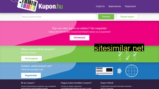 kupon.hu alternative sites