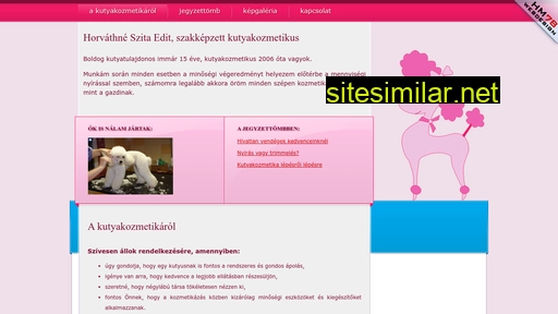 Kutyakozmetika-oroshaza similar sites