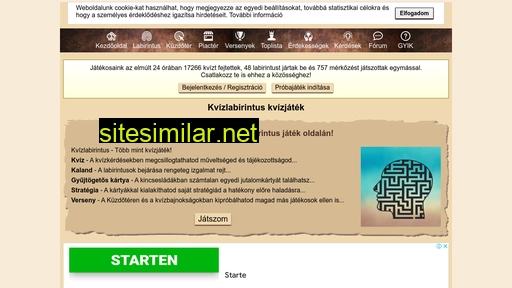 kvizlabirintus.hu alternative sites